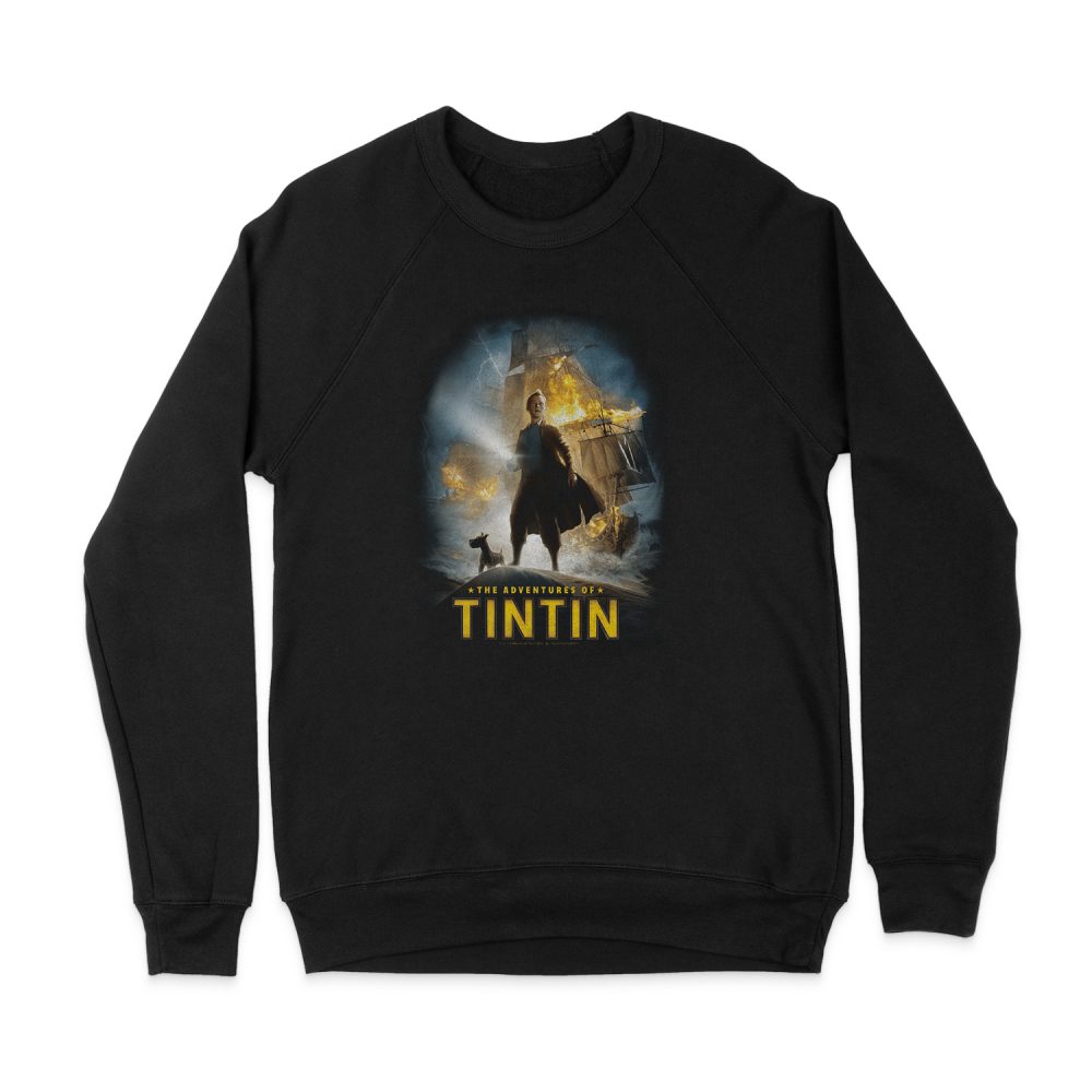 THE ADVENTURES OF TINTIN POSTER SWEATSHIRT