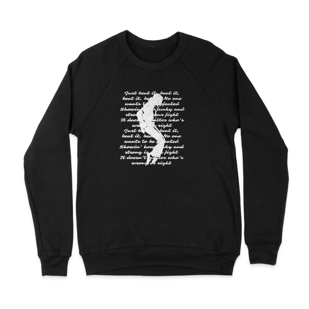 BEAT IT MICHAEL JACKSON SWEATSHIRT
