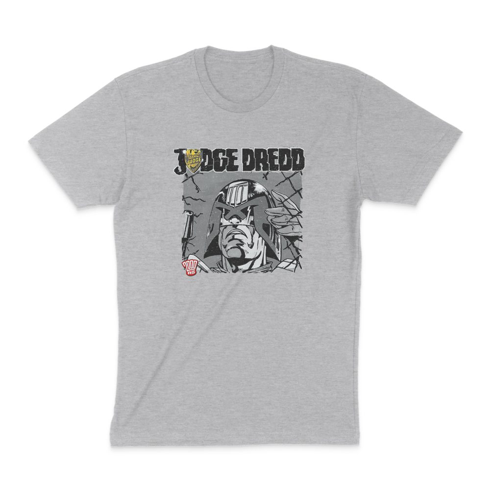 JUDGE DREDD FENCED SHORT SLEEVE T-SHIRT