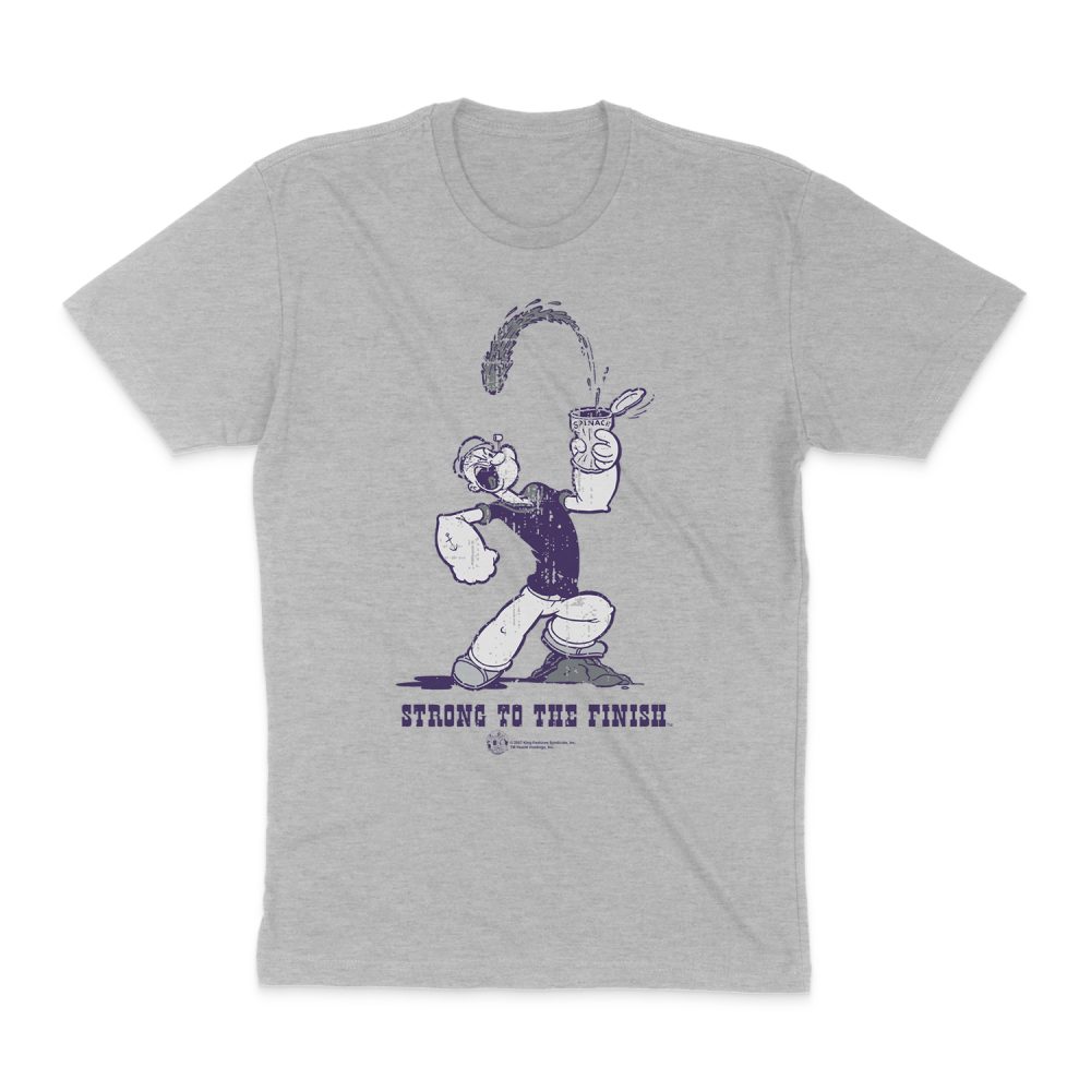 POPEYE STRONG TO THE FINISH SHORT SLEEVE T-SHIRT