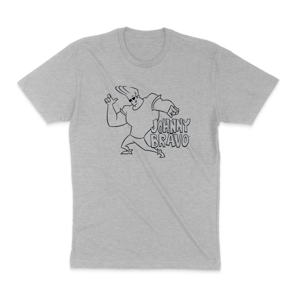 JOHNNY BRAVO JB LINE ART SHORT SLEEVE T-SHIRT