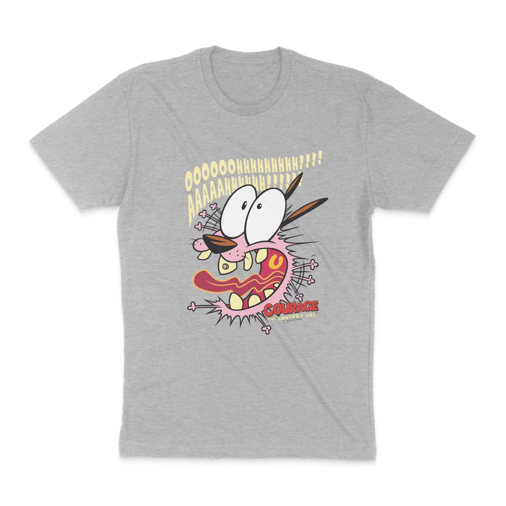 COURAGE THE COWARDLY DOG SCAREDY DOG SHORT SLEEVE T-SHIRT