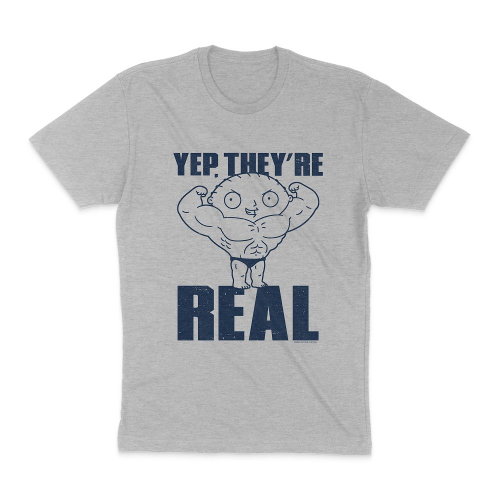 FAMILY GUY REAL BUILD SHORT SLEEVE T-SHIRT