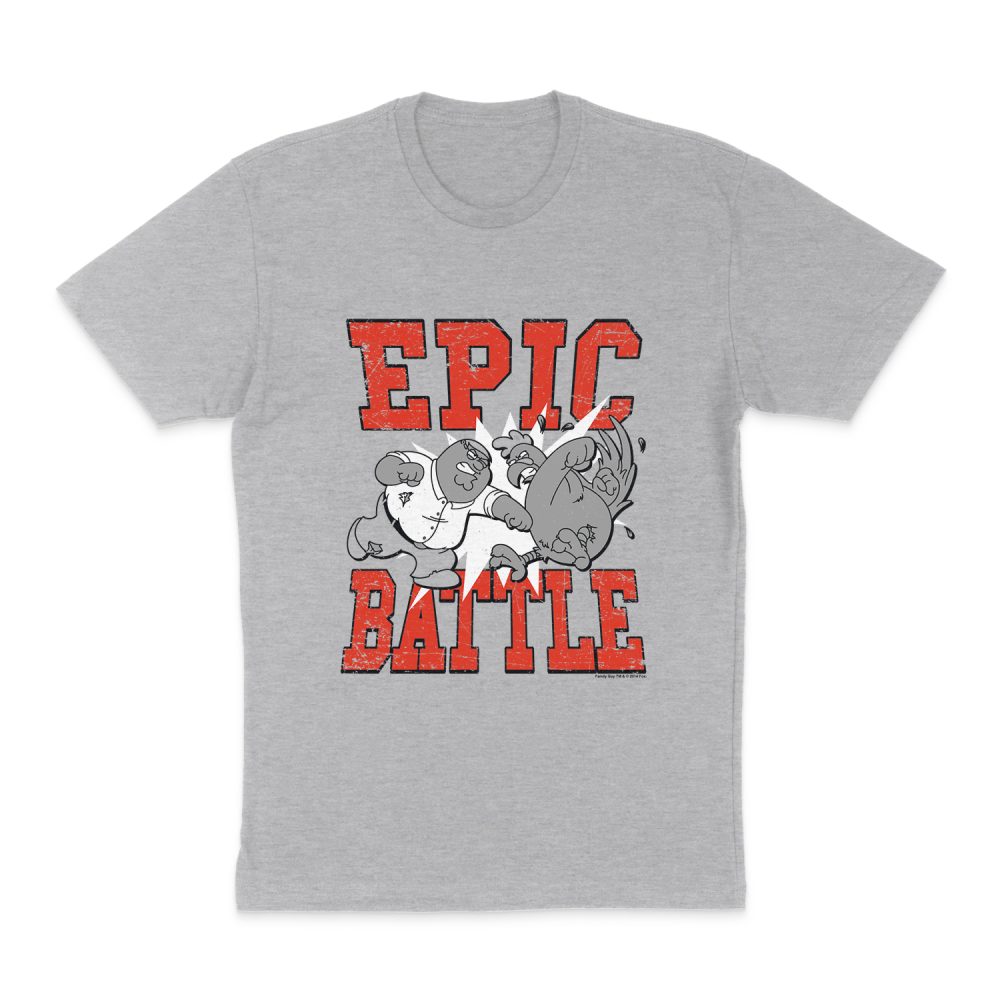 FAMILY GUY EPIC BATTLE SHORT SLEEVE T-SHIRT