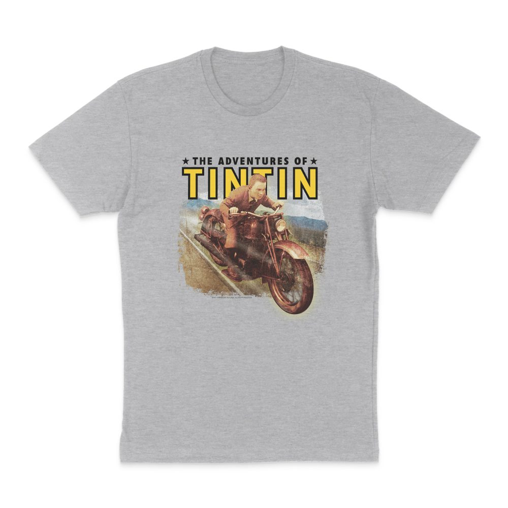TINTIN, THE ADVENTURES OF OPEN ROAD SHORT SLEEVE T-SHIRT