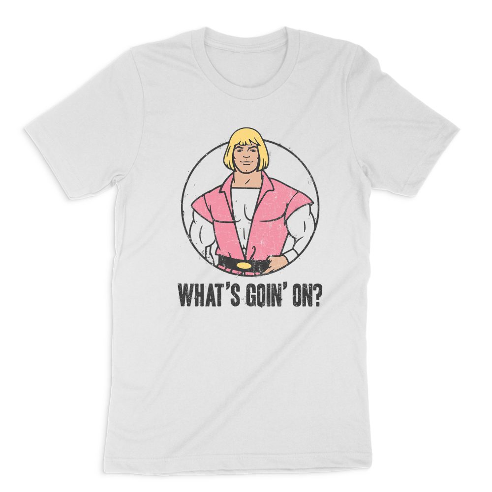 MASTERS OF THE UNIVERSE WHATS GOIN ON SHORT SLEEVE -TSHIRT