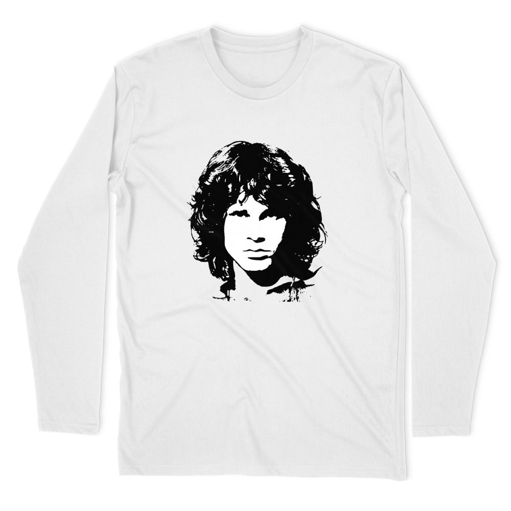 JIM MORRISON FACE LONG SLEEVE T-SHIRT