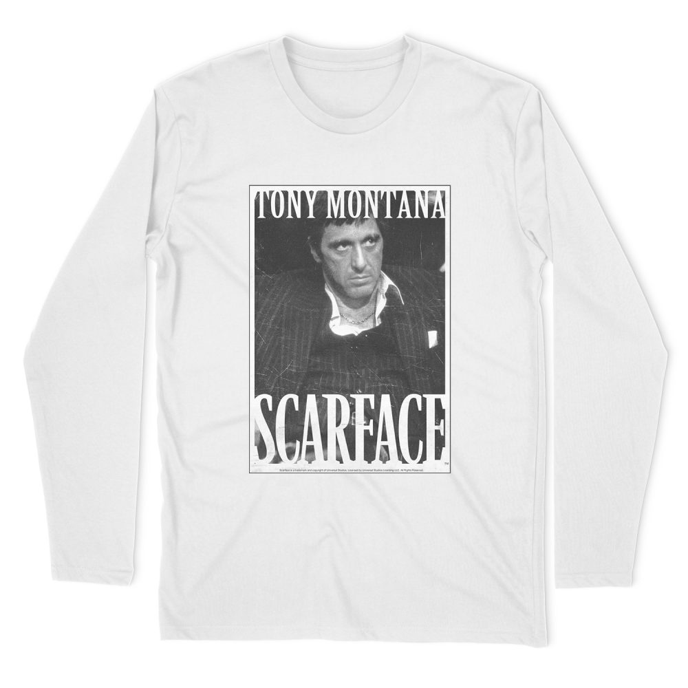 SCARFACE BUSINESS FACE LONG SLEEVE T-SHIRT