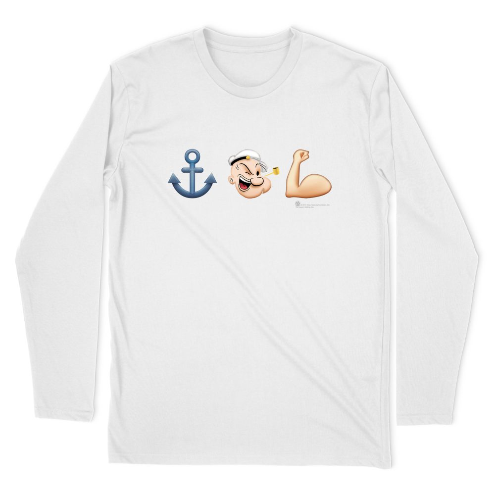POPEYE EMOJI LONG SLEEVE T-SHIRT