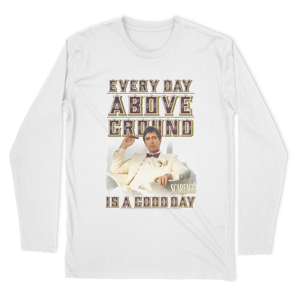SCARFACE ABOVE GROUND LONG SLEEVE T-SHIRT