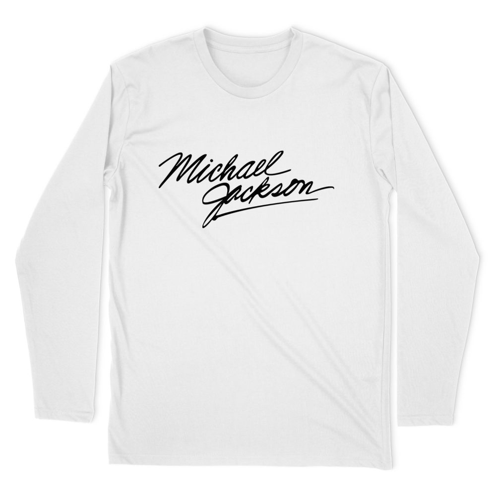 MICHAEL JACKSON SIGNATURE #2 LONG SLEEVE T-SHIRT