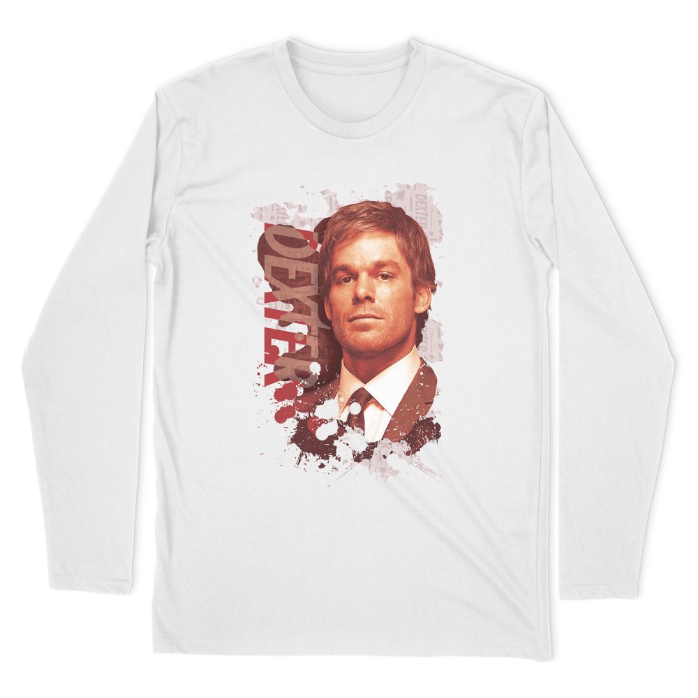 DEXTER SPLATTER LONG SLEEVE T-SHIRT