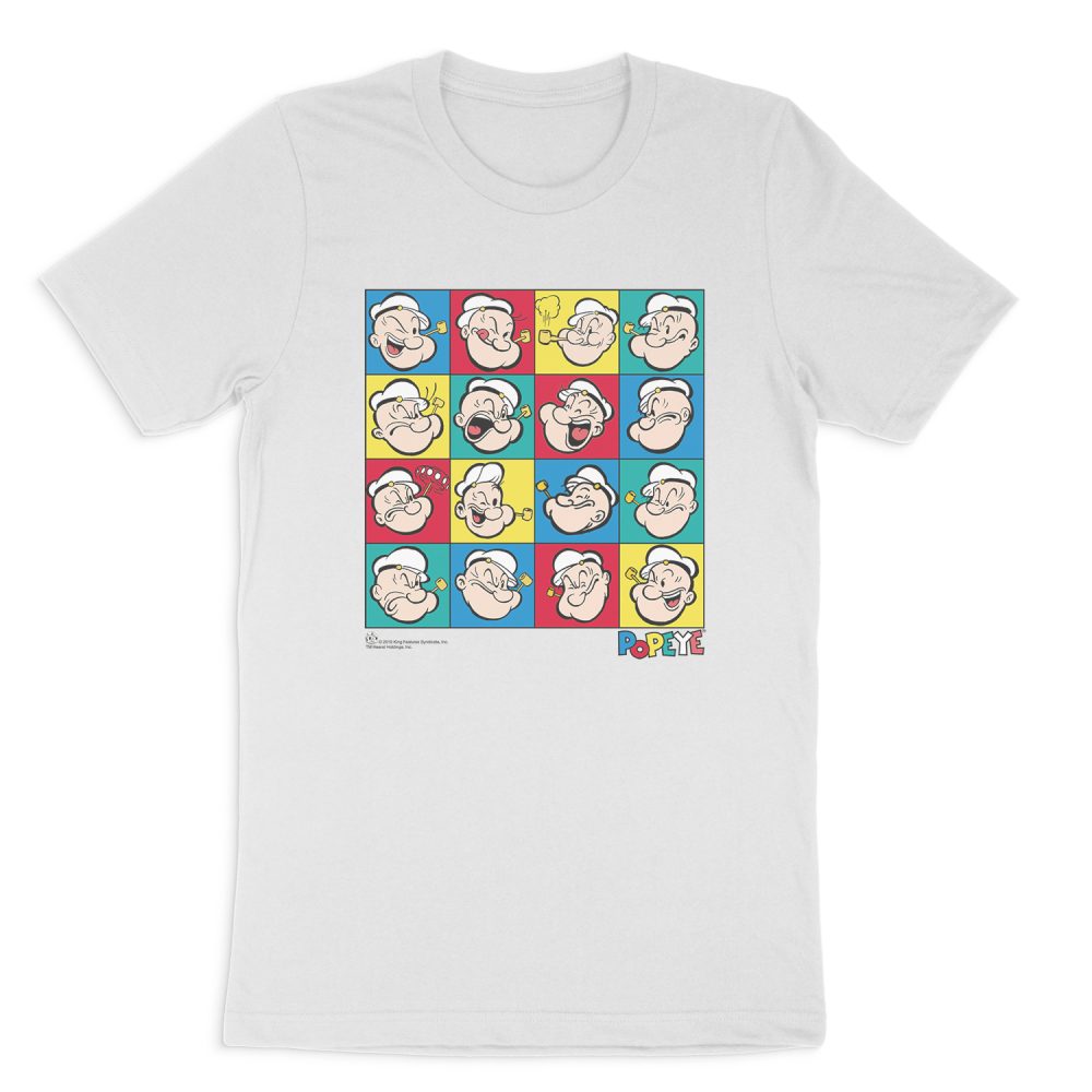POPEYE COLOR BLOCK SHORT SLEEVE T-SHIRT