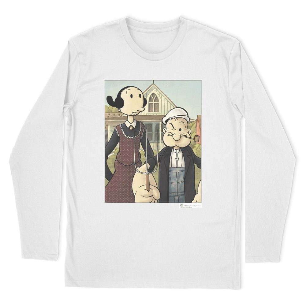 POPEYE POPEYE GOTHIC LONG SLEEVE T-SHIRT