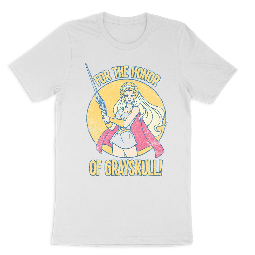 SHE RA HONOR OF GRAYSKULL SHORT SLEEVE T-SHIRT