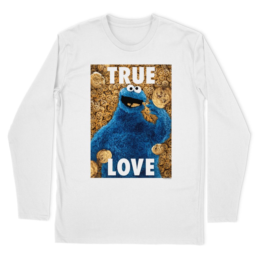 SESAME STREET BEAUTIFUL COOKIES LONG SLEEVE T-SHIRT