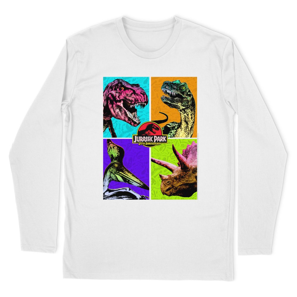 JURASSIC PARK PREHISTORIC BLOCK LONG SLEEVE T-SHIRT