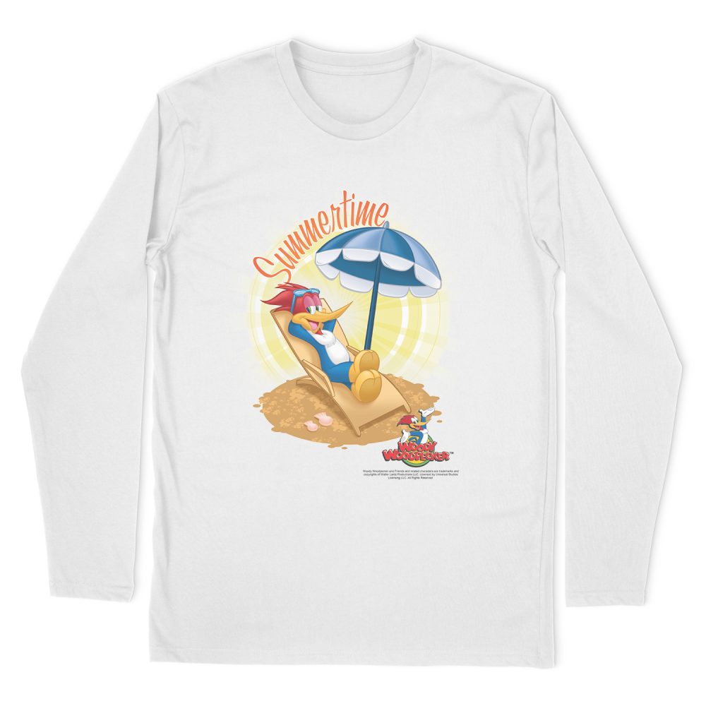 WOODY WOODPECKER SUMMERTIME LONG SLEEVE T-SHIRT