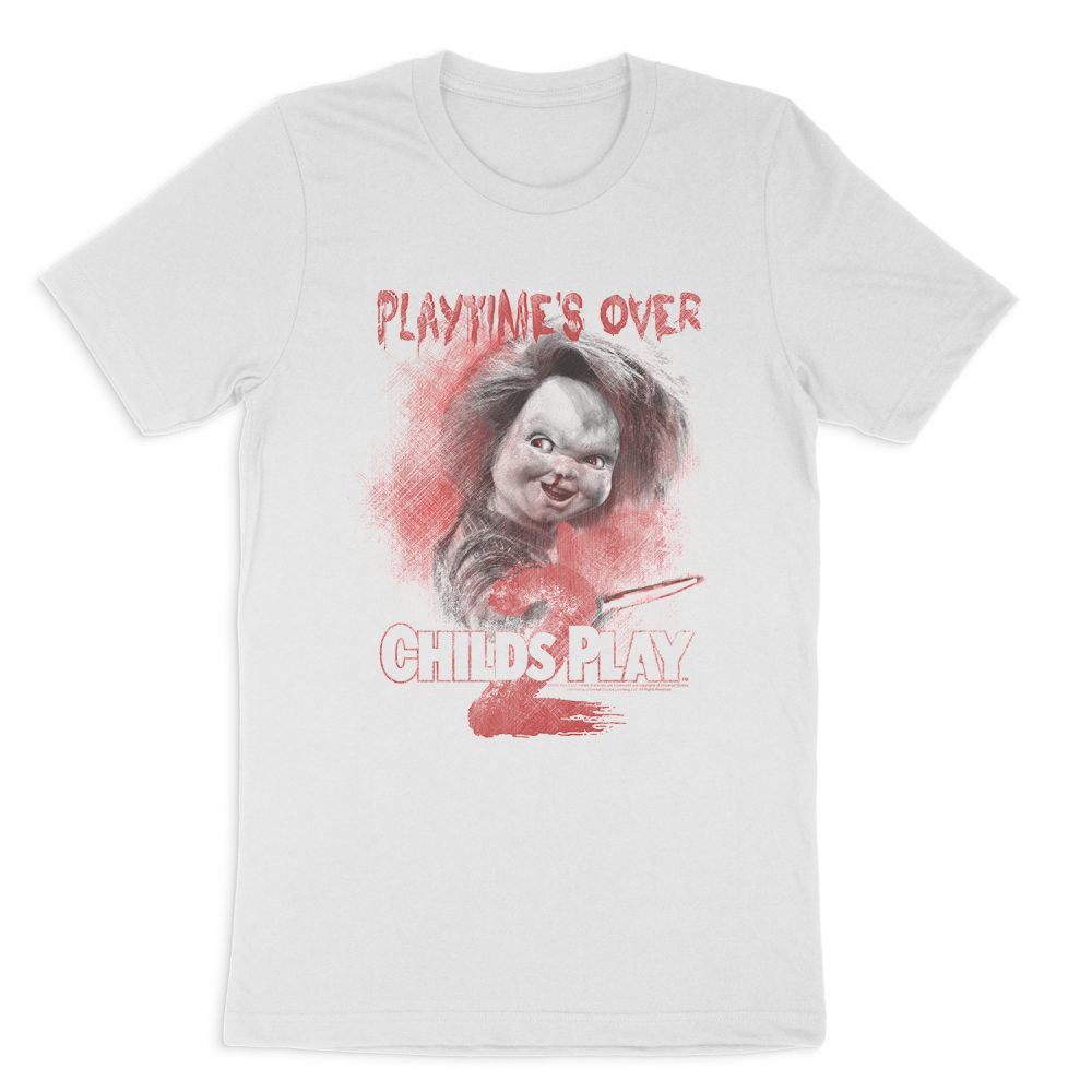 CHILD'S PLAY 2 PLAYTIMES OVER SHORT SLEEVE T-SHIRT