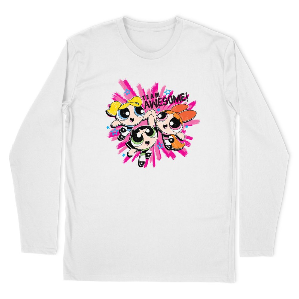 POWERPUFF GIRLS TEAM AWESOME LONG SLEEVE T-SHIRT