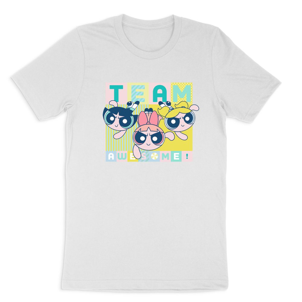 POWERPUFF GIRLS AWESOME BLOCK SHORT SLEEVE T-SHIRT