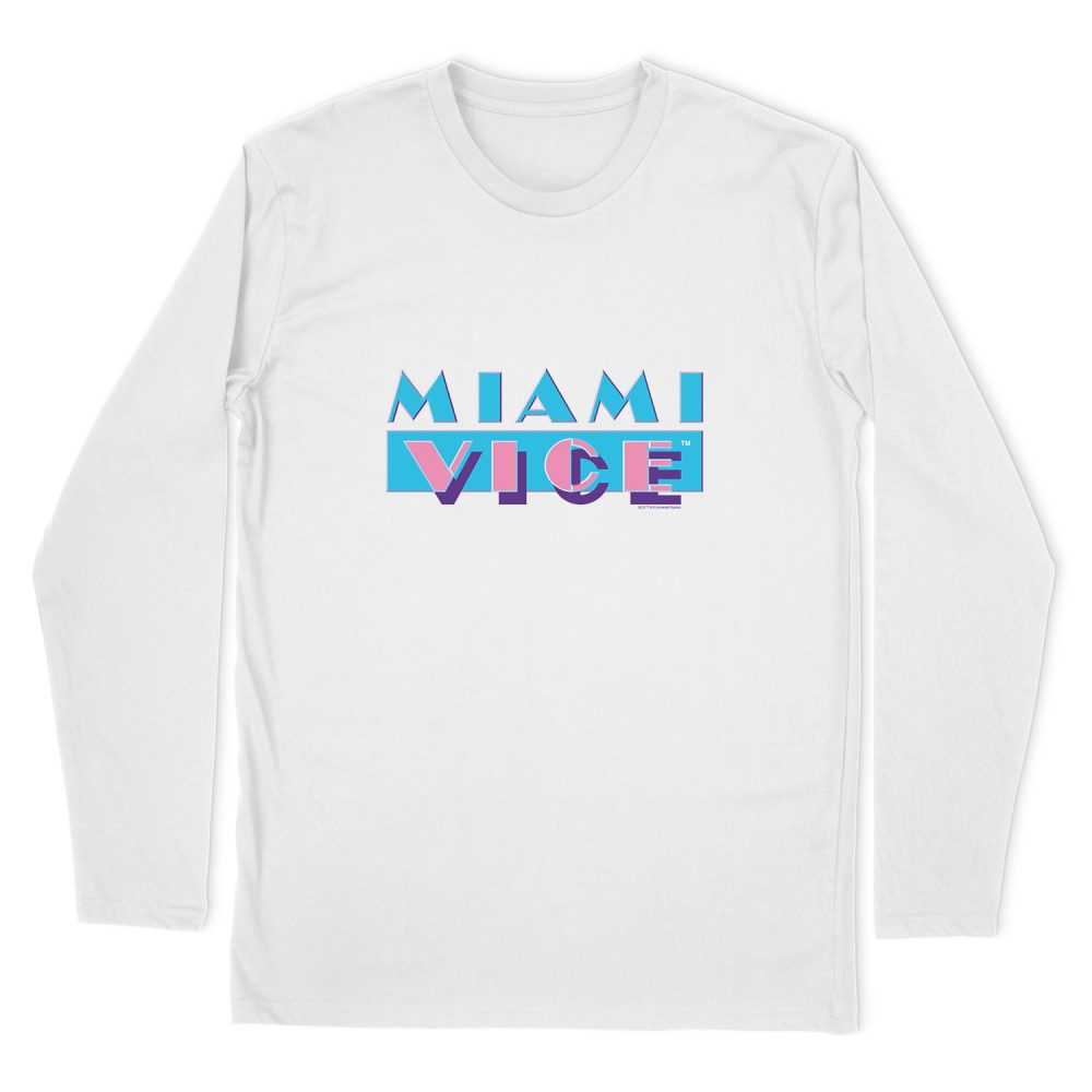 MIAMI VICE LOGO LONG SLEEVE T-SHIRT