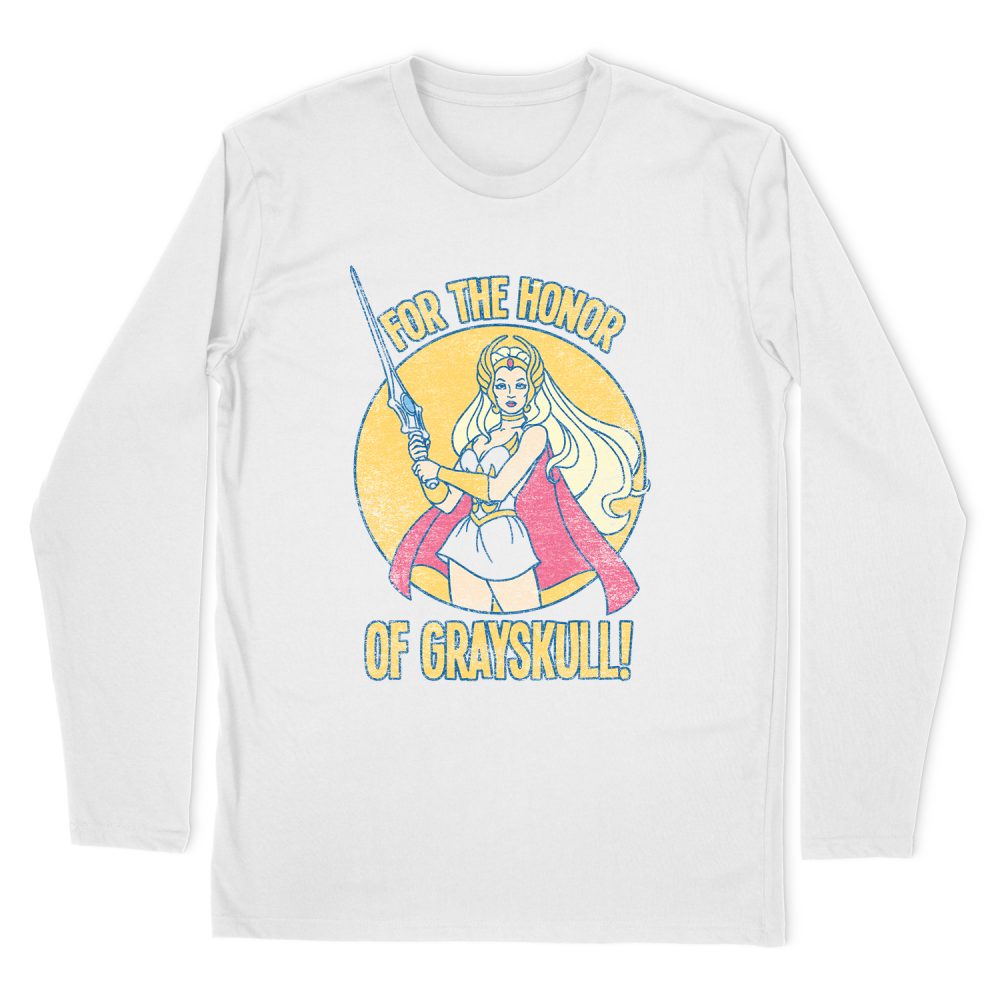 SHE RA HONOR OF GRAYSKULL LONG SLEEVE T-SHIRT