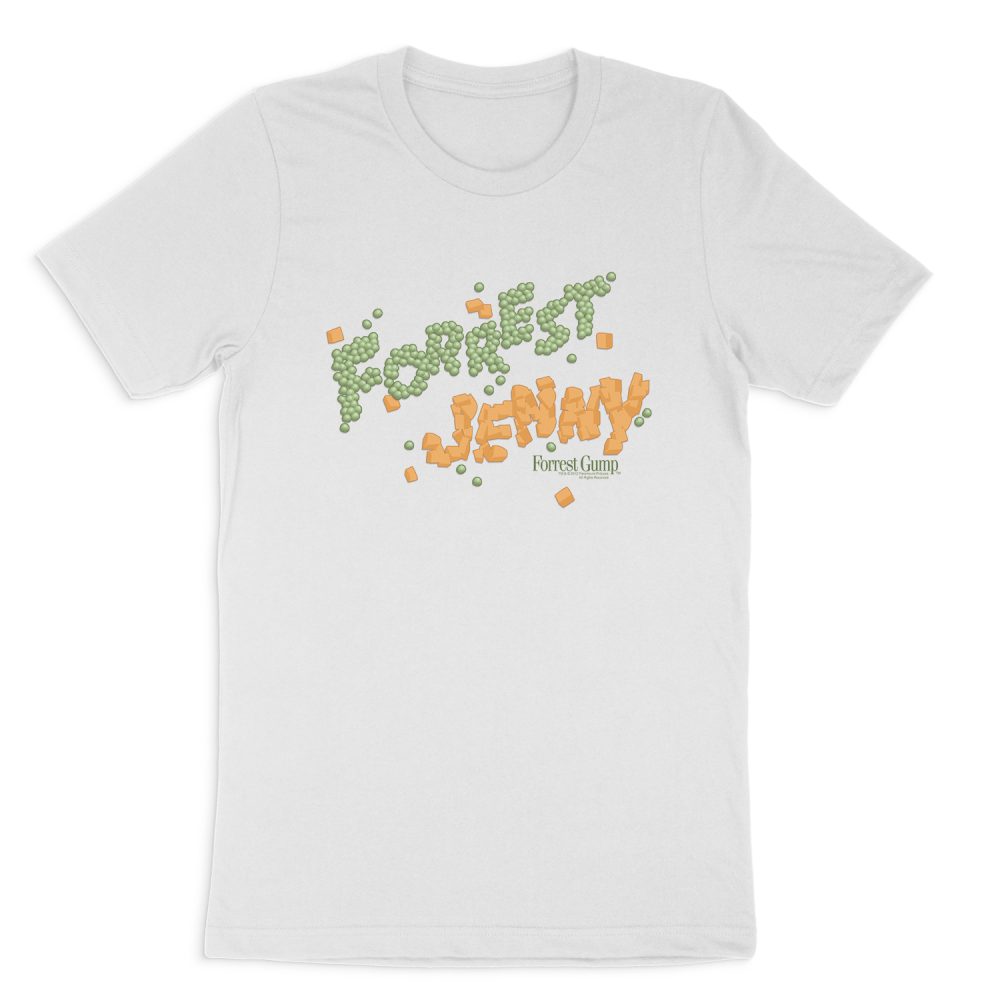 FORREST GUMP PEAS AND CARROTS SHORT SLEEVE T-SHIRT