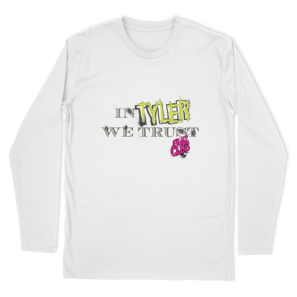 FIGHT CLUB IN TYLER WE TRUST LONG SLEEVE T-SHIRT