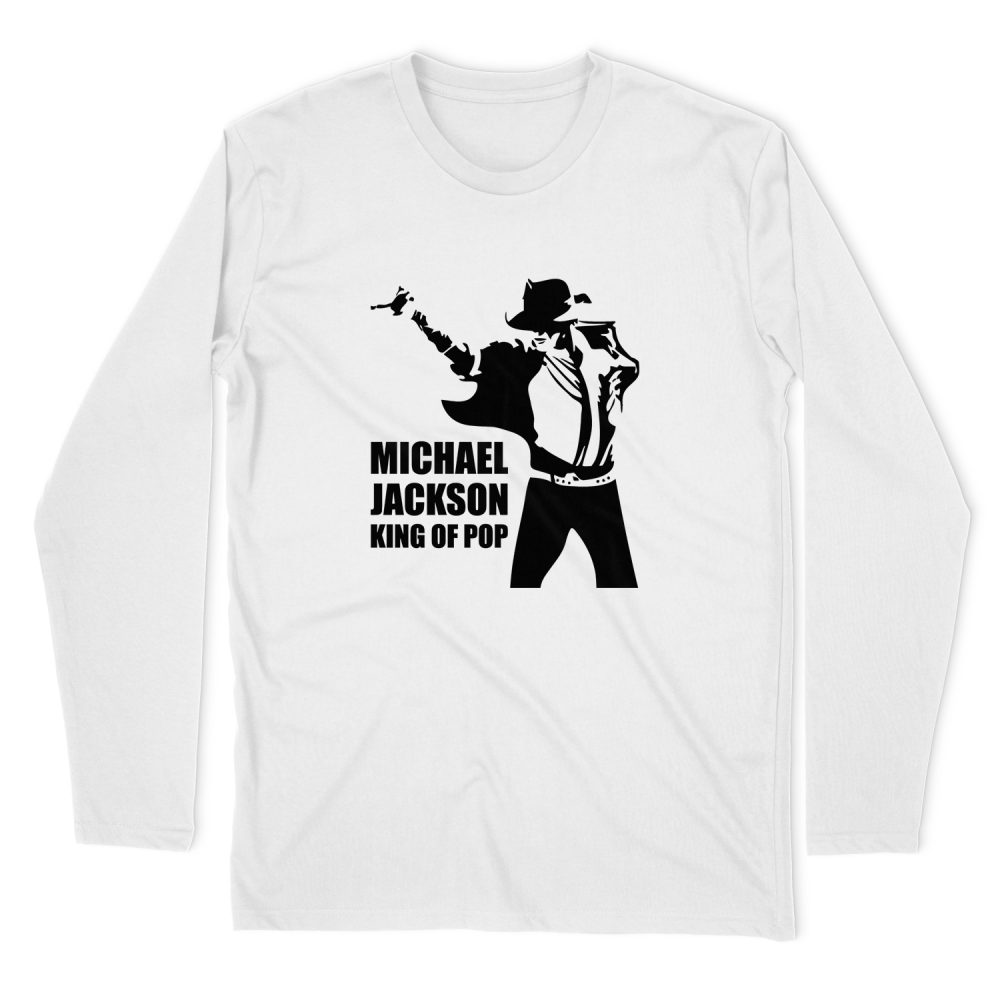 KING OF POP MICHAEL JACKSON LONG SLEEVE T-SHIRT