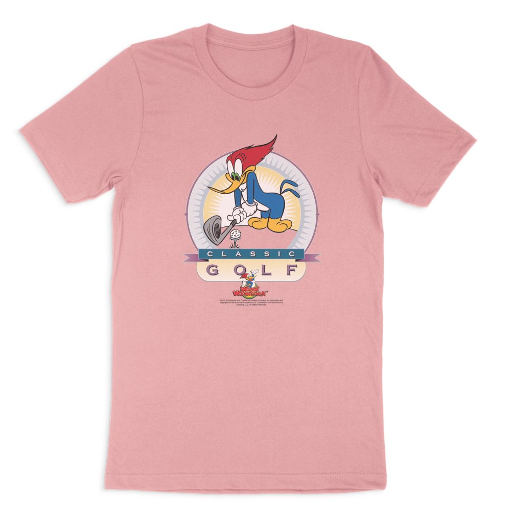 WOODY WOODPECKER CLASSIC GOLF SHORT SLEEVE T-SHIRT