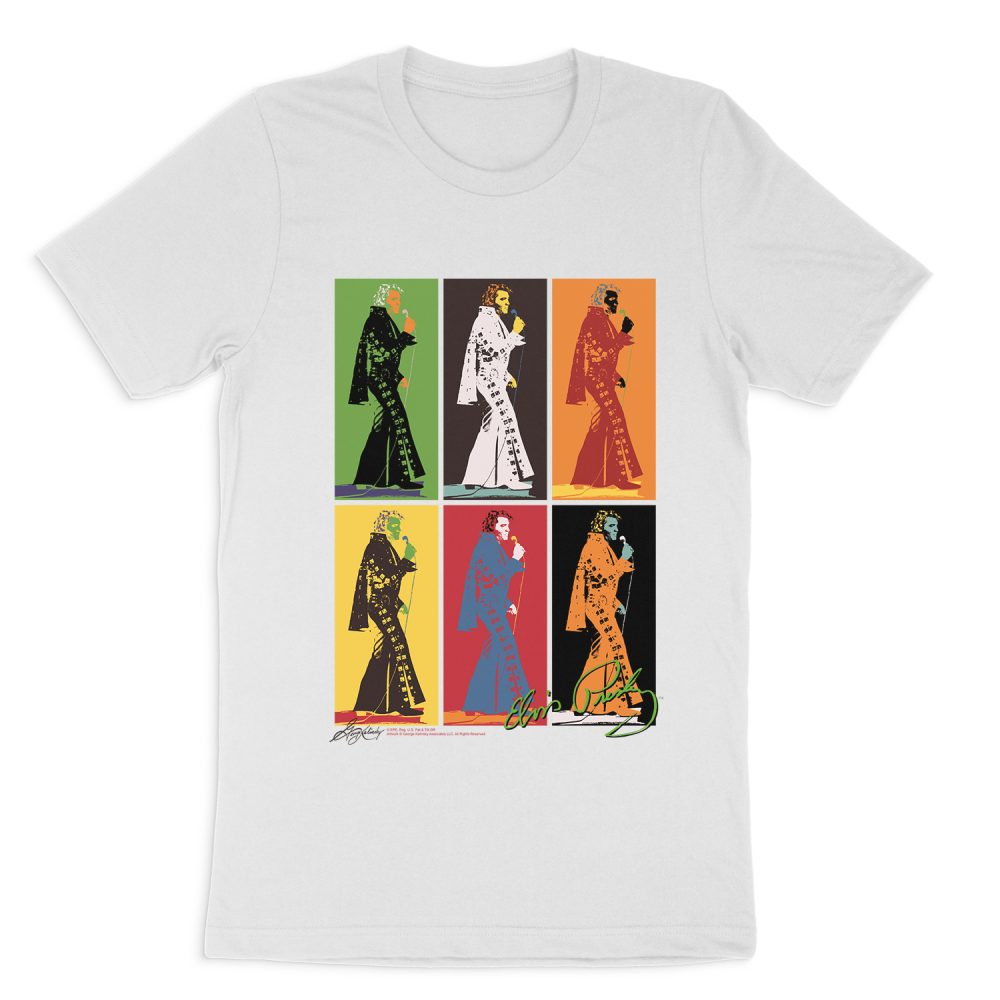 ELVIS PRESLEY RETRO BOXES SHORT SLEEVE T-SHIRT