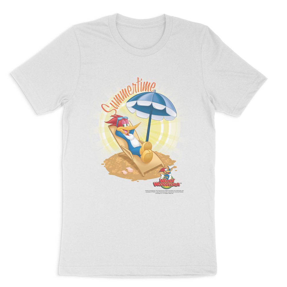 WOODY WOODPECKER SUMMERTIME SHORT SLEEVE T-SHIRT