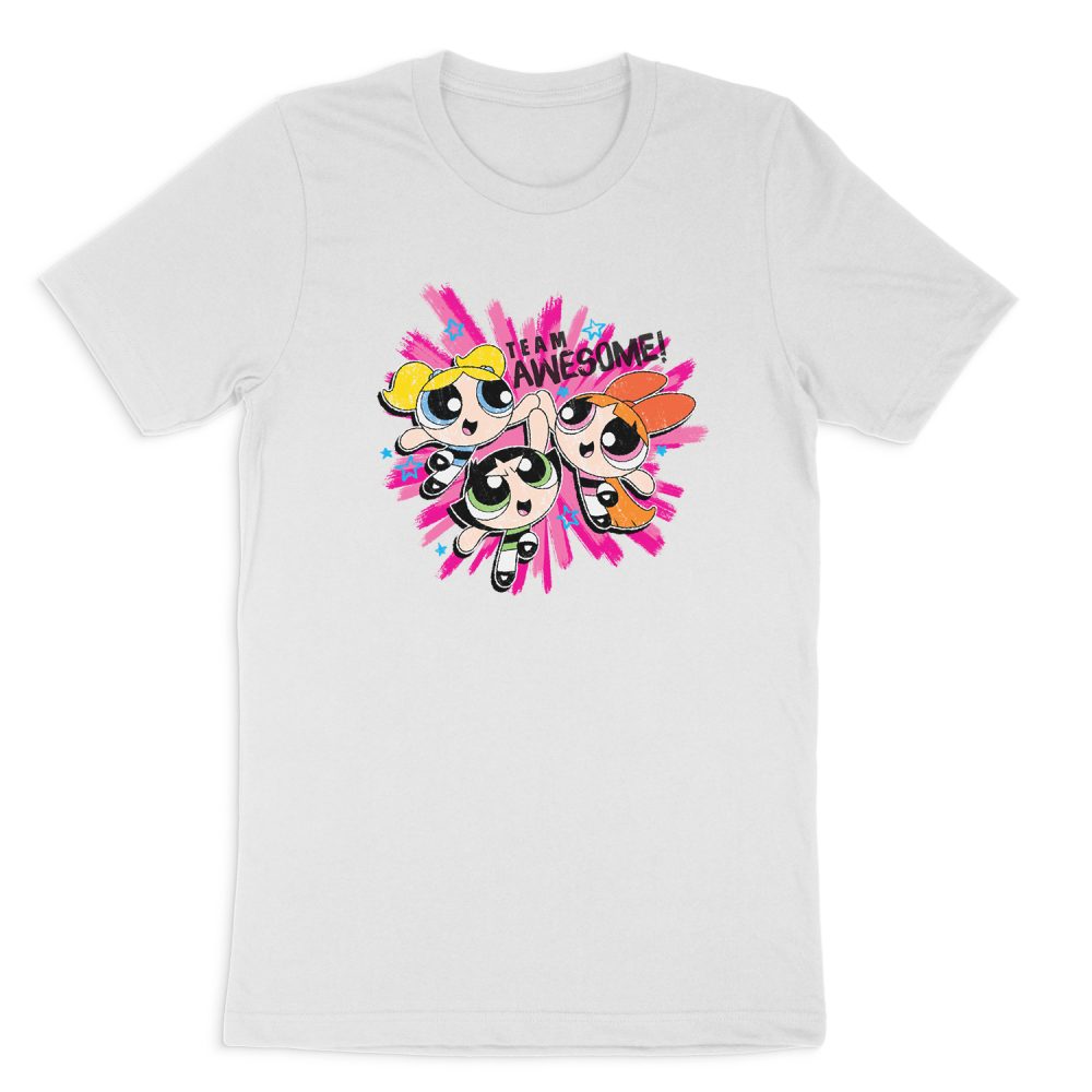 POWERPUFF GIRLS TEAM AWESOME SHORT SLEEVE T-SHIRT