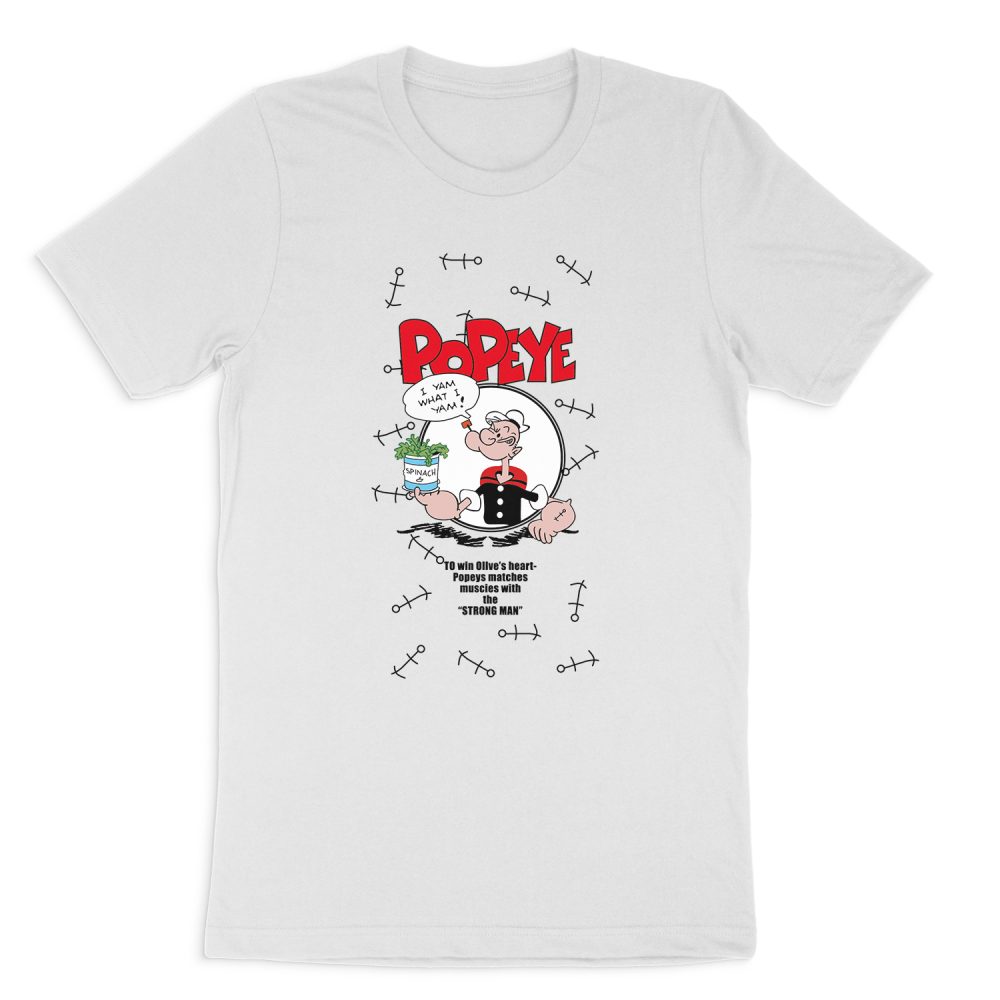 POPEYE SPINACH SHORT SLEEVE T-SHIRT