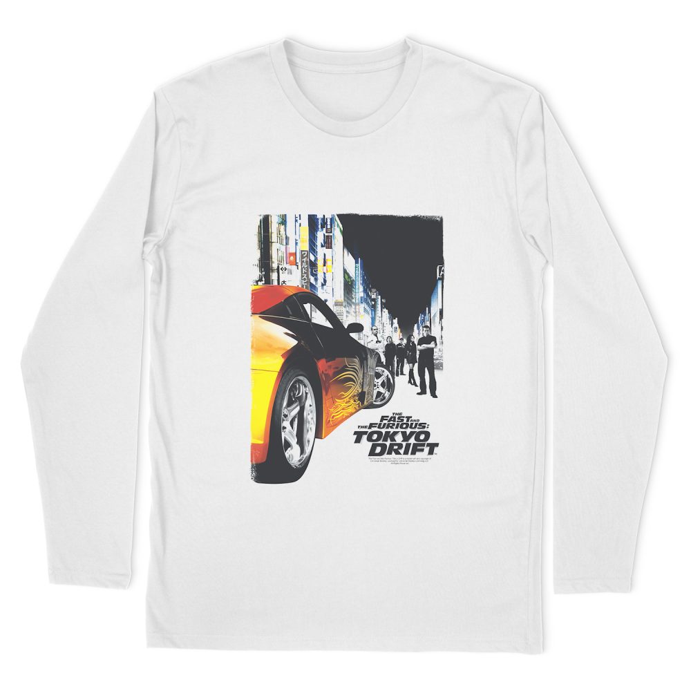 FAST AND FURIOUS POSTER LONG SLEEVE T-SHIRT