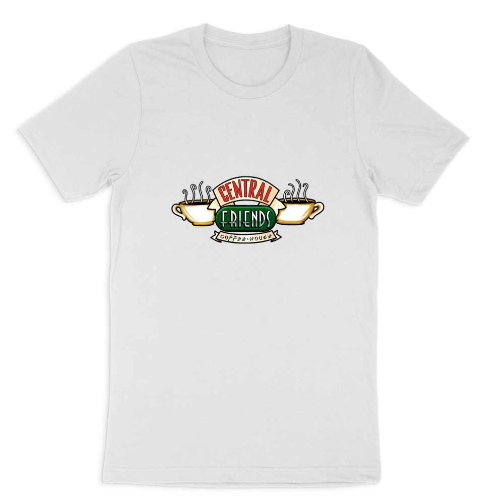 CENTRAL FRIENDS COFFE HOUSE SHORT SLEEVE T-SHIRT