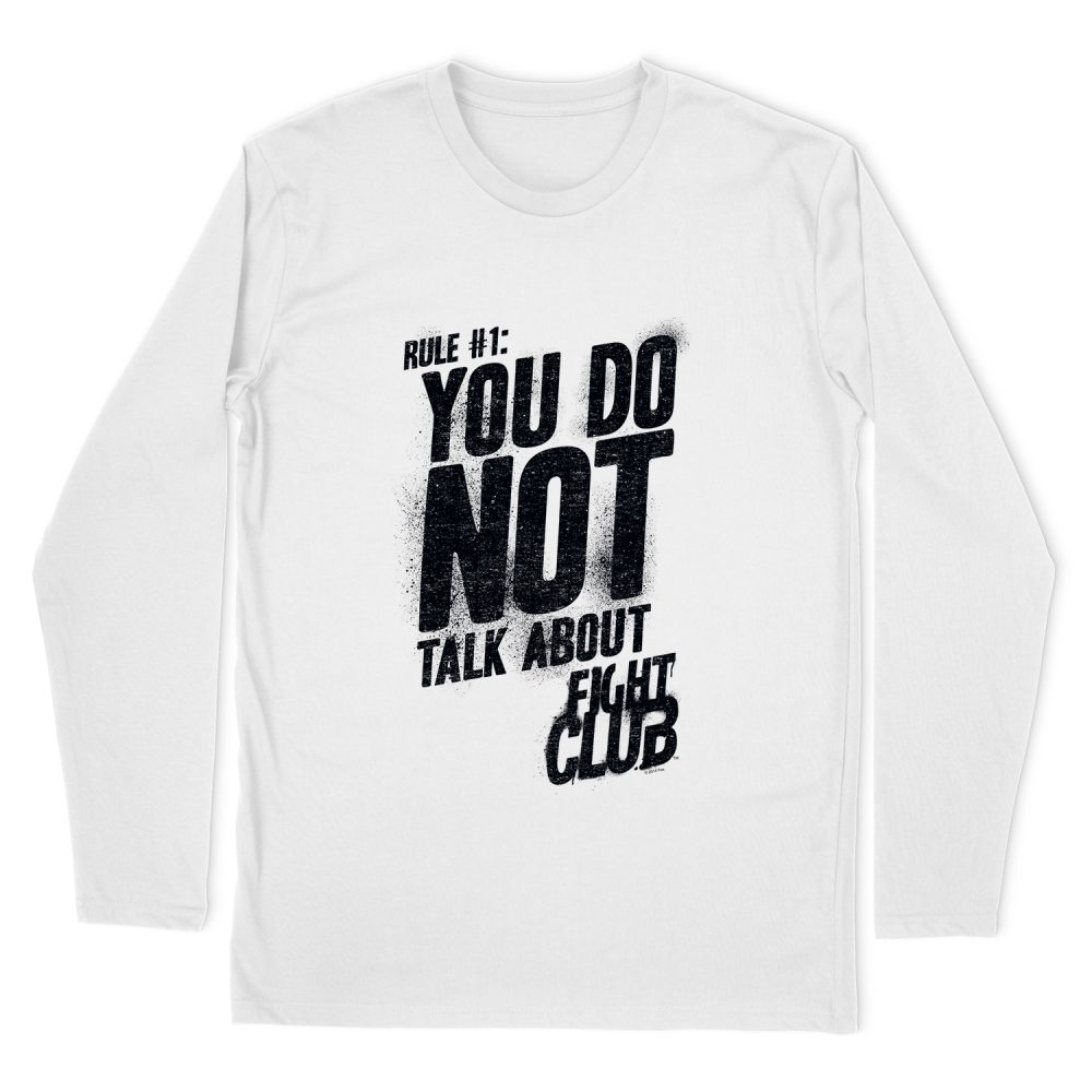 FIGHT CLUB RULE 1 LONG SLEEVE T-SHIRT