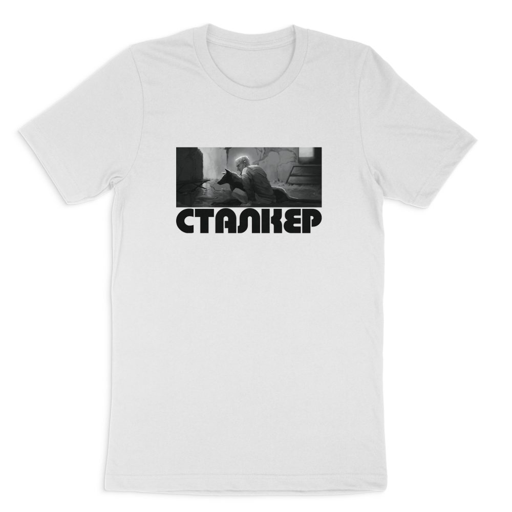ANDREI TARKOVSKKY MOVIE POSTER 
 SHORT SLEEVE T-SHIRT