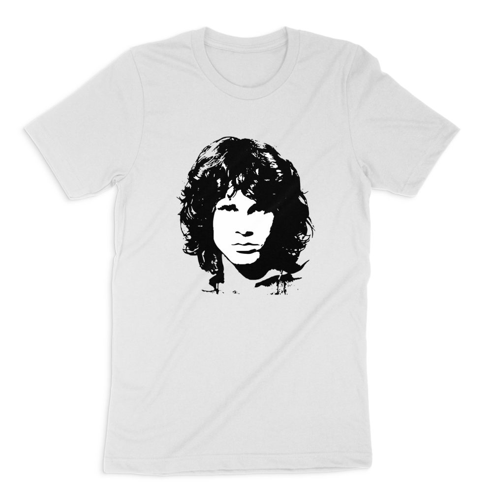JIM MORRISON FACE SHORT SLEEVE T-SHIRT