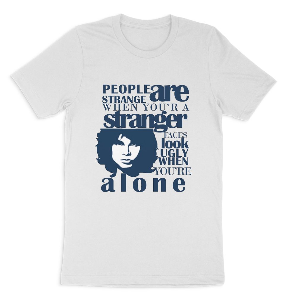 PEOPLE ARE STRANGE JIM MORRISON DOORS SHORT SLEEVE T-SHIRT