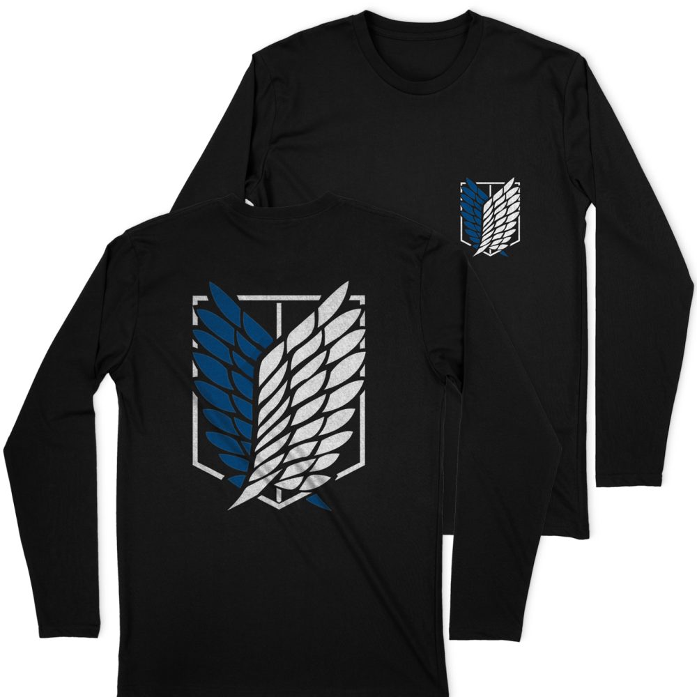 ATTACK ON TITAN LOGO LONG SLEEVE T-SHIRT