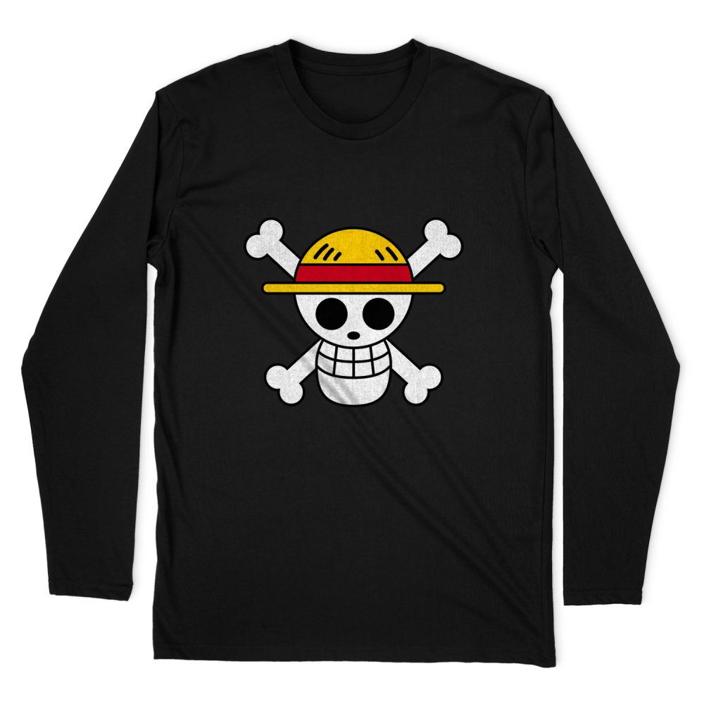 ONE PIECE-STRAW-HAT LOGO LONG SLEEVE T-SHIRT