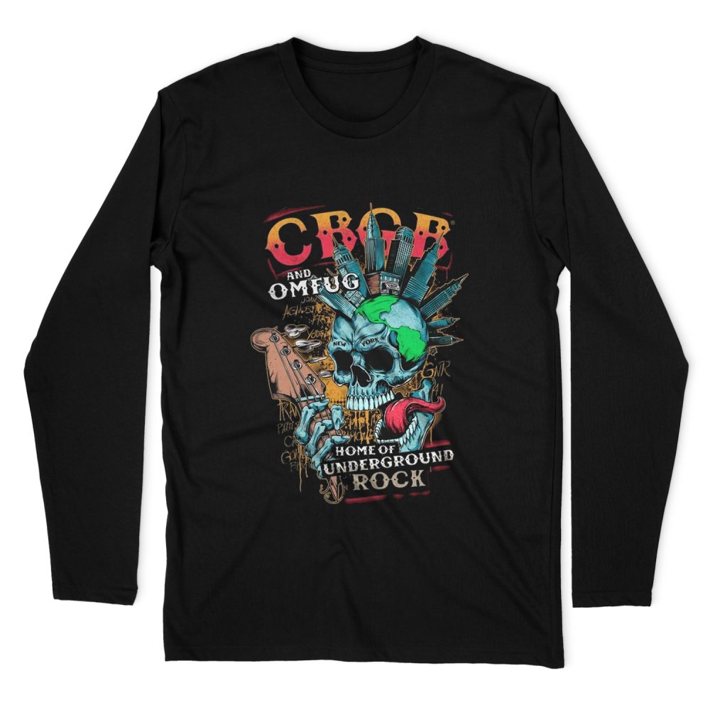 TREVCO CBGB ROCK LONG SLEEVE T-SHIRT