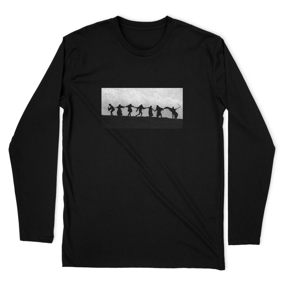 THE SEVENTH SEAL DANCE MACABRE LONG SLEEVE T-SHIRT