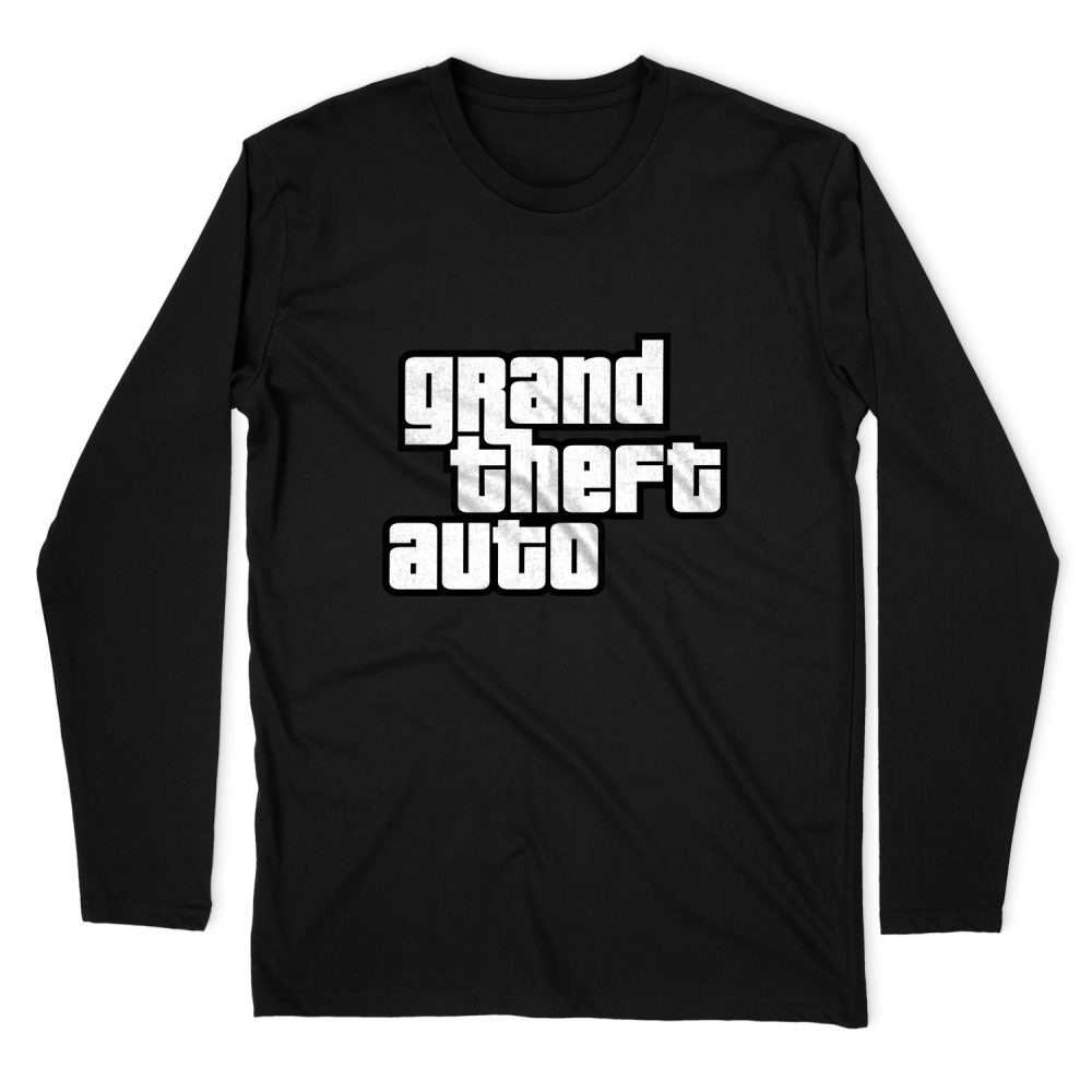 GRAND THEFT AUTO LOGO LONG SLEEVE T-SHIRT