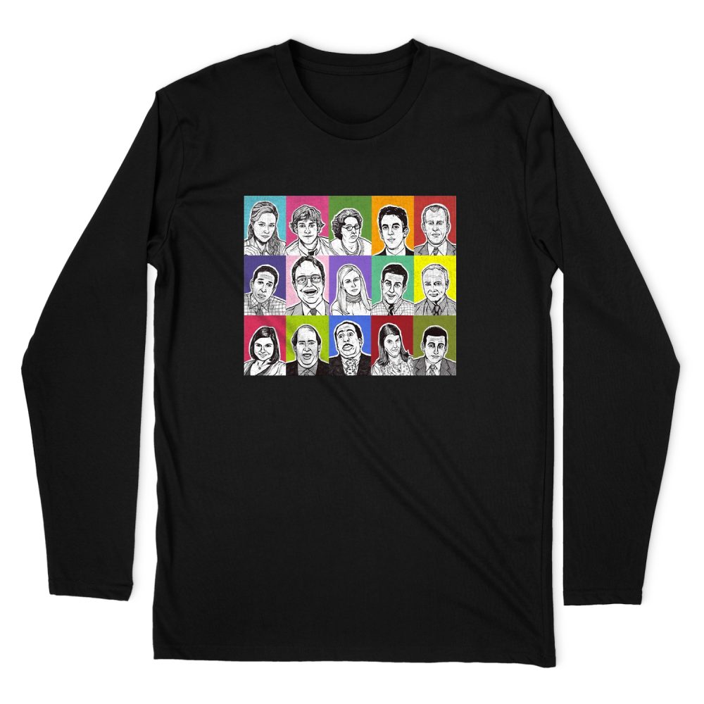 THE OFFICE CAST LONG SLEEVE T-SHIRT