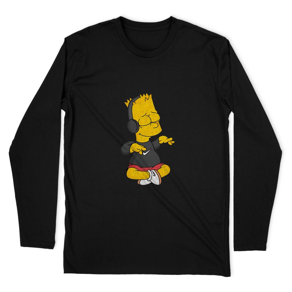 BART MUSIC - SIMPSONS LONG SLEEVE T-SHIRT