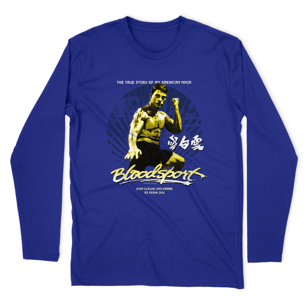 BLOODSPORT AMERICAN NINJA LONG SLEEVE T-SHIRT