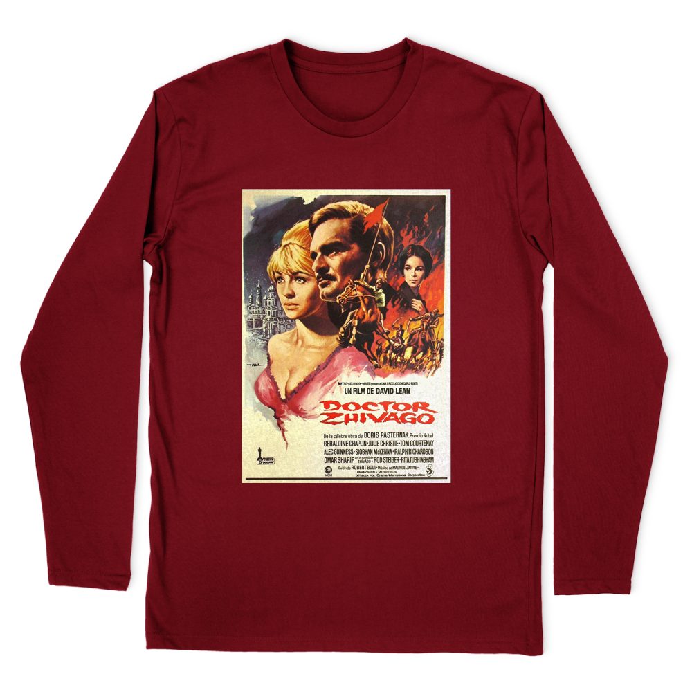 OMER SHERIF - DOCTOR ZHIVAGO POSTER LONG SLEEVE T-SHIRT